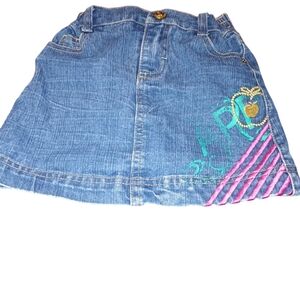 Girls Apple bottoms Jean skirt